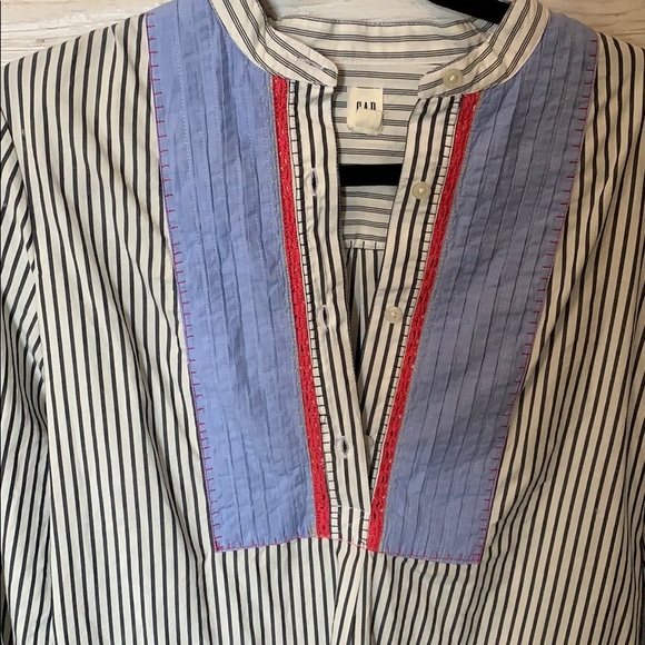 Gap Half Button Up Blouse - Picture 2 of 3